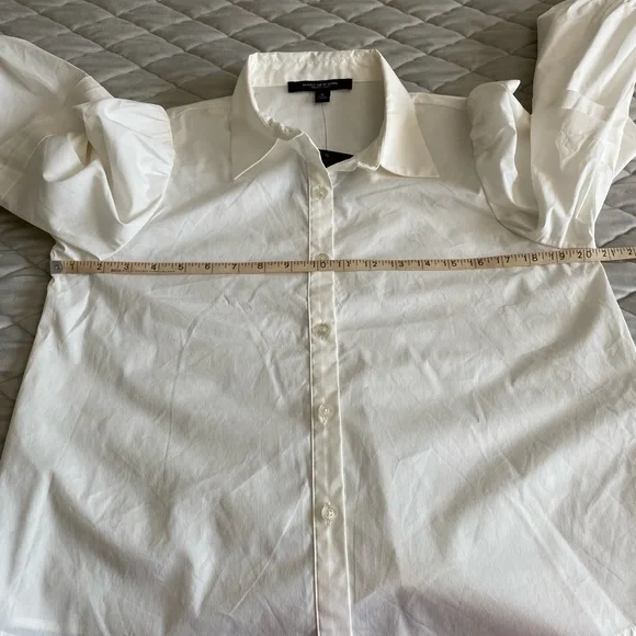 Marc New York White Long Sleeve Button Down Shirt. Size M - Picture 7 of 9